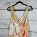 Free People Women's Boho Sweet Thing Mixed Print Cotton Bodysuit Size Large