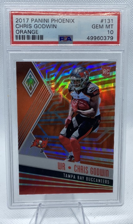 2017 Panini Phoenix Chris Godwin RC Orange Parallel /99 SP Tampa Bay PSA10