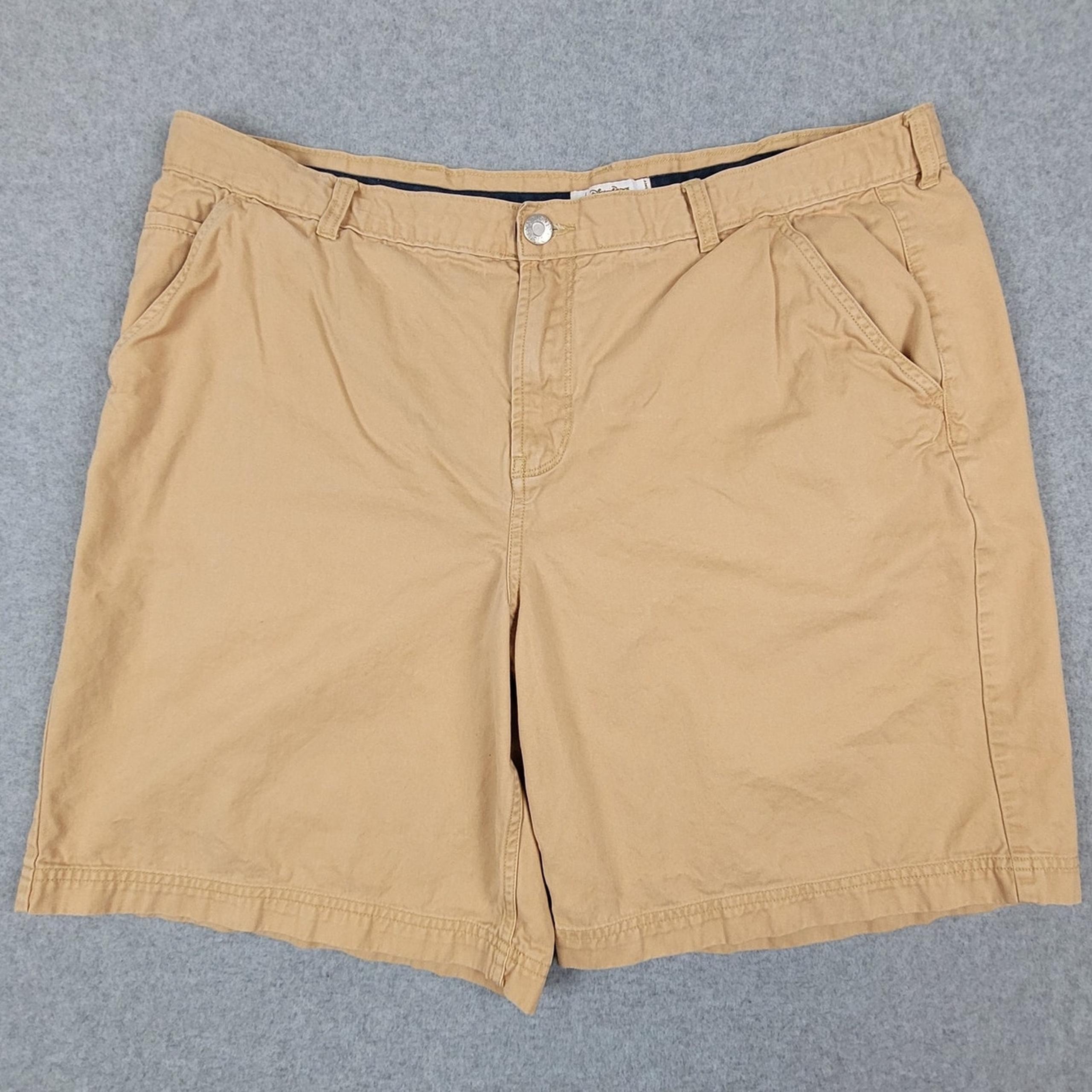 Parks Shorts Mens Size 42 Khaki Flat Front - Disney