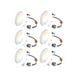 Sunco 6 Pack Retrofit LED Recessed Lighting 4in Selectable 2700K/3000K/3500K