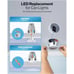 Sunco 6 Pack Retrofit LED Recessed Lighting 4in Selectable 2700K/3000K/3500K
