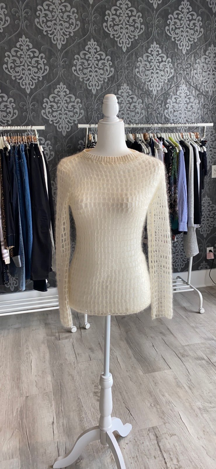 Helmut Lang waffle sweater