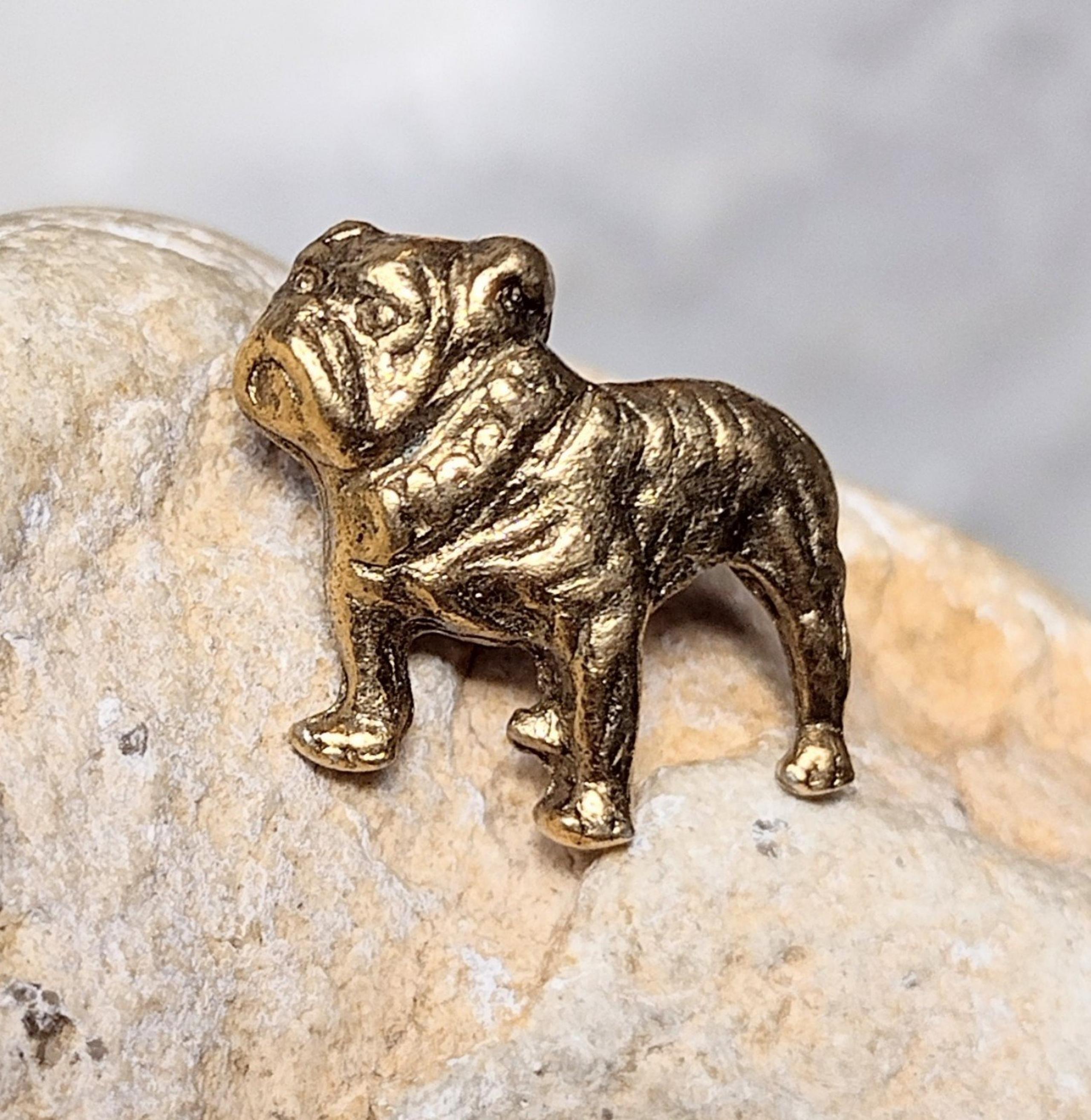 Vintage Bulldog Hat Lapel Pin