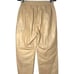 NWT FRAME Leather Crop Gym Pants in Butterscotch Size M