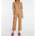 NWT FRAME Leather Crop Gym Pants in Butterscotch Size M