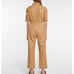 NWT FRAME Leather Crop Gym Pants in Butterscotch Size M