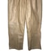 NWT FRAME Leather Crop Gym Pants in Butterscotch Size M