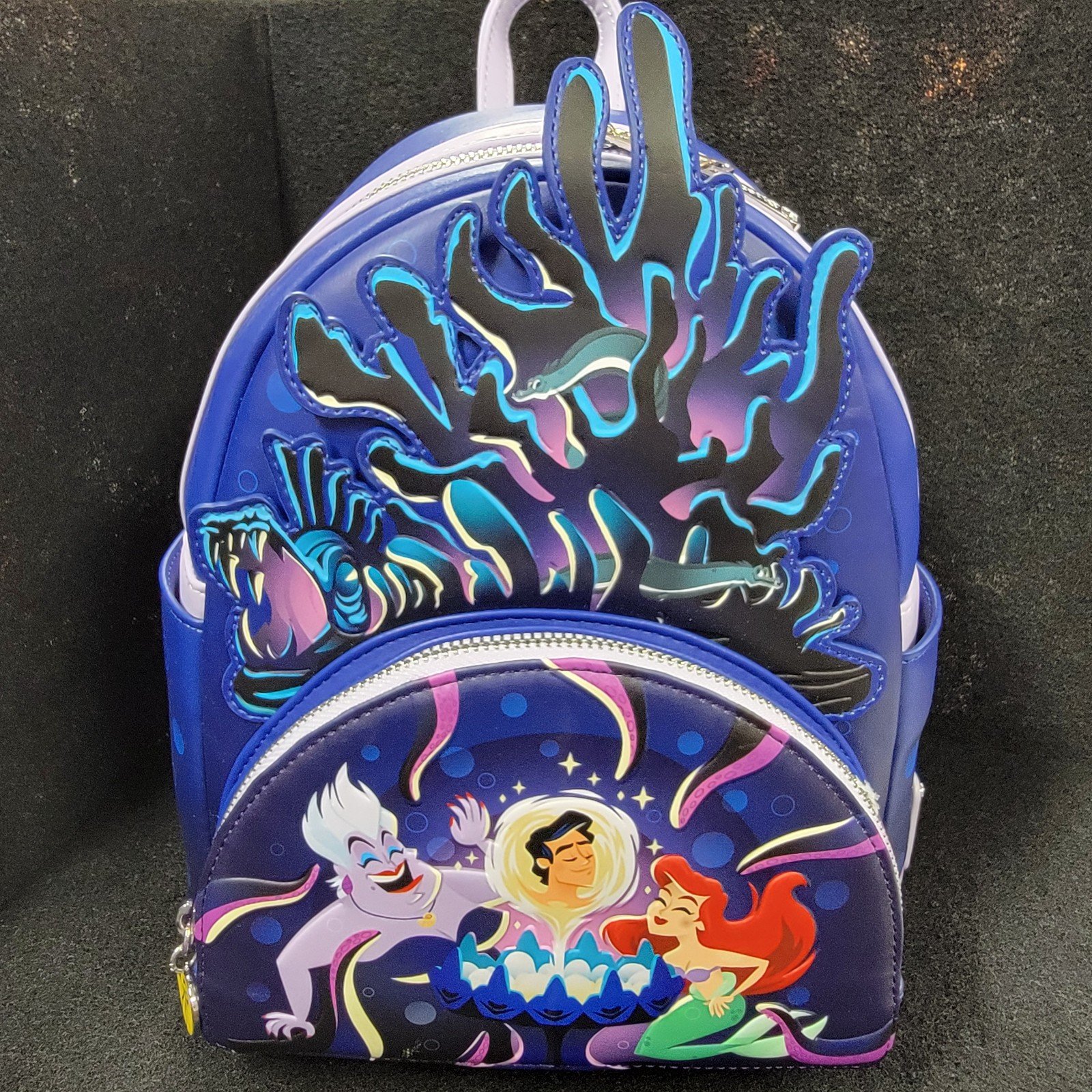 Loungefly DISNEY THE LITTLE MERMAID Glow In The Dark Backpack Brand New Unopened