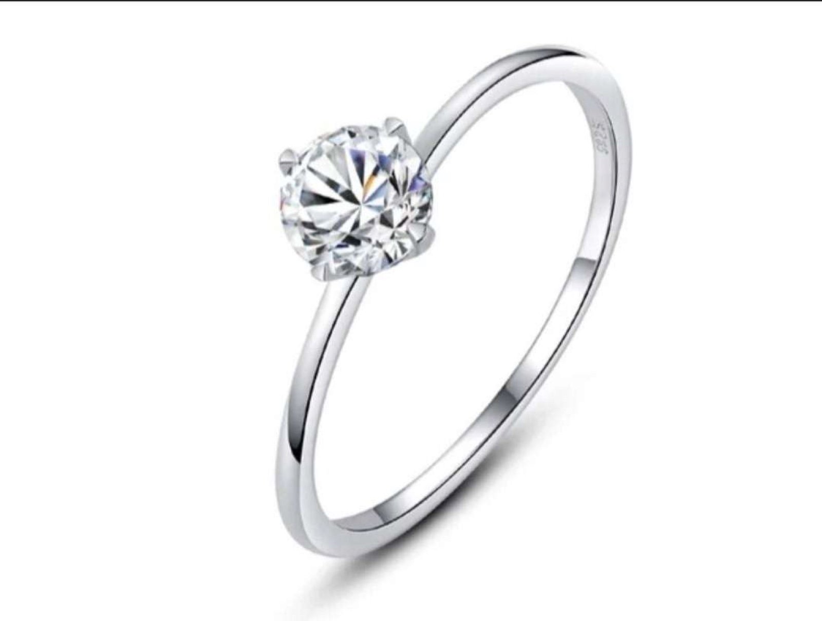 *sale* Round cut Infinity Diamond Wedding Ring band Size 6