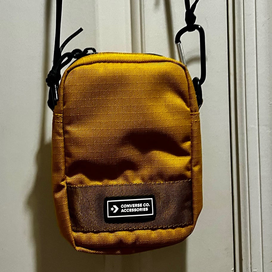 NWOT Converse UNISEX mustard color small crossbody bag