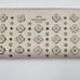 **RARE**Coach Cream Long Wallet Round Zip Flower Motif Studs Ladies VERY LIMITED