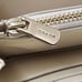 **RARE**Coach Cream Long Wallet Round Zip Flower Motif Studs Ladies VERY LIMITED