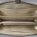 **RARE**Coach Cream Long Wallet Round Zip Flower Motif Studs Ladies VERY LIMITED