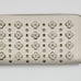 **RARE**Coach Cream Long Wallet Round Zip Flower Motif Studs Ladies VERY LIMITED