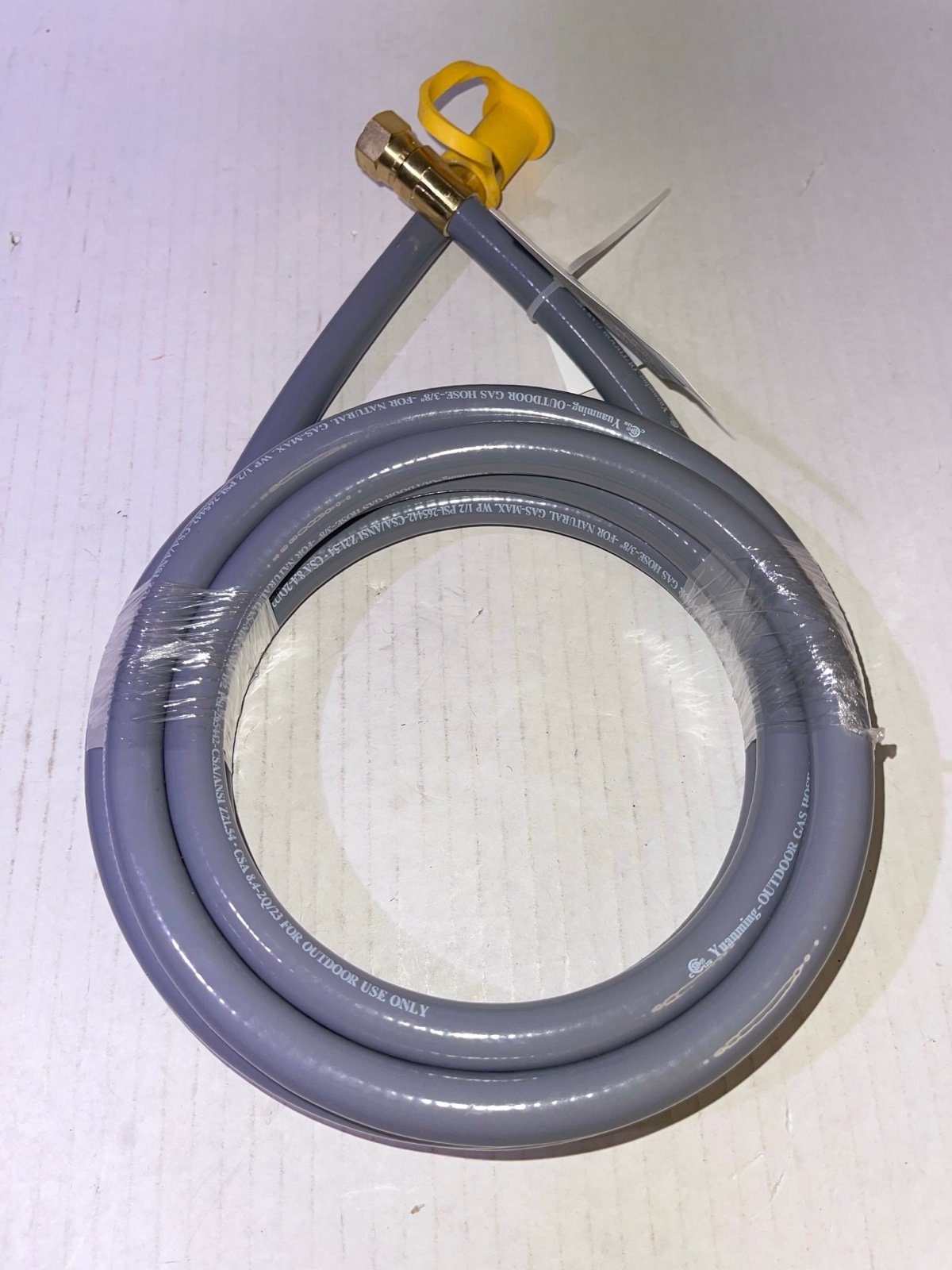 3/8 ID Natural Gas Hose, Low Pressure LPG Hose with Quick Connect, for Weber, C