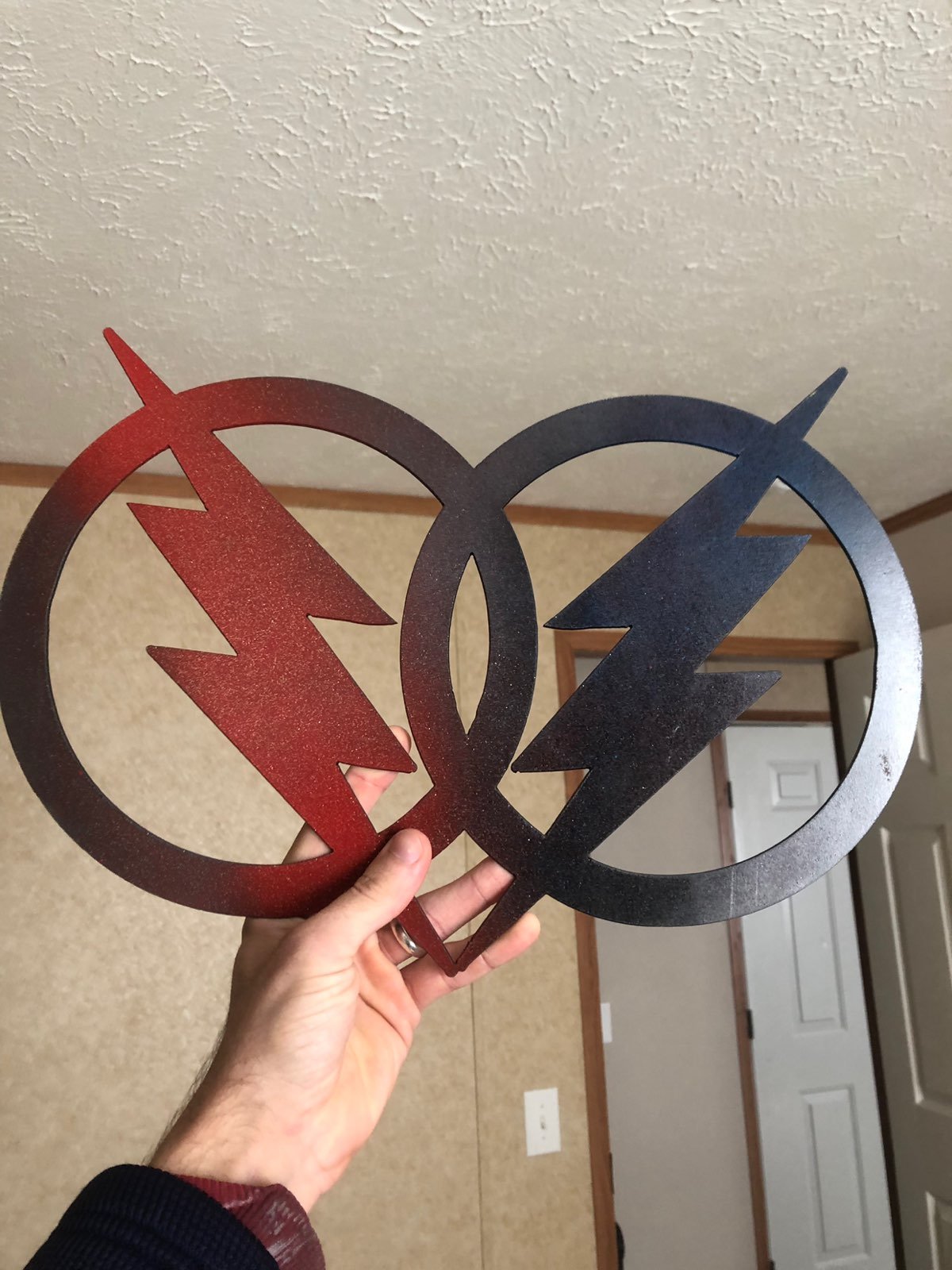 Metal Flash Wall Sign.