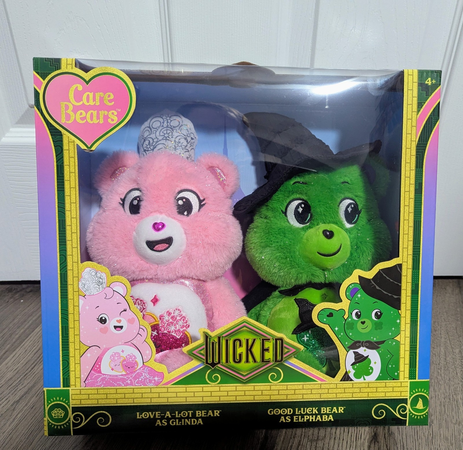 Wicked x Care Bears 2-Pack Glinda & Elphaba Limited Edition Set NEW