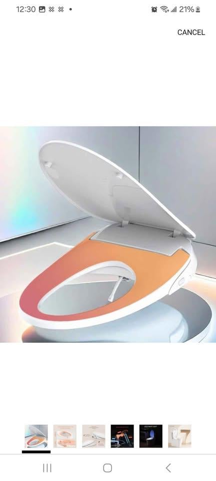 Modern Bidet Toilet Seat with Adjustable Temperature
