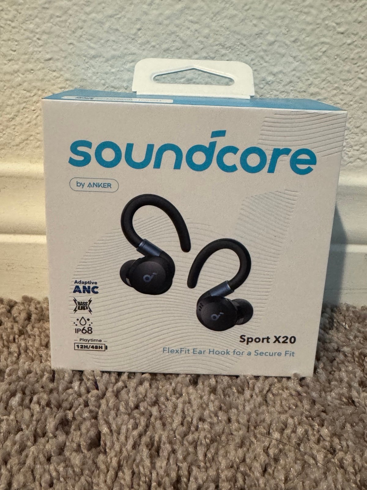 Soundcore Sport X20 by Anker, True-Wireless Workout Earbuds, Rotatable