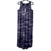 Nic + Zoe NEW Women's Brushed Waves Navy Blue Maxi Sleeveless Dress Size M