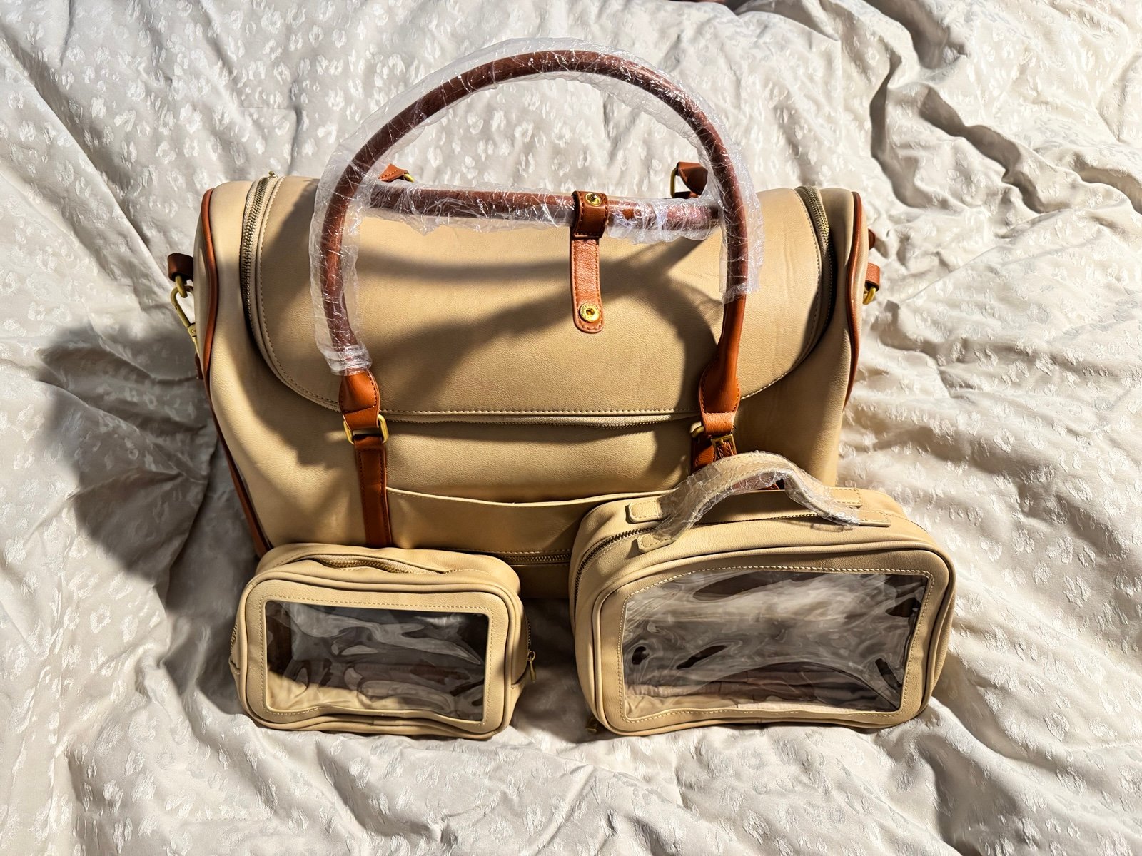 The Fawn + Cara Loren Weekender Bundle - Oat / Brown