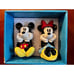 DISNEY MICKEY MOUSE & MINNIE SEATED 5 SALT & PEPPER SHAKERS SET S&P NIB