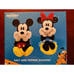 DISNEY MICKEY MOUSE & MINNIE SEATED 5 SALT & PEPPER SHAKERS SET S&P NIB