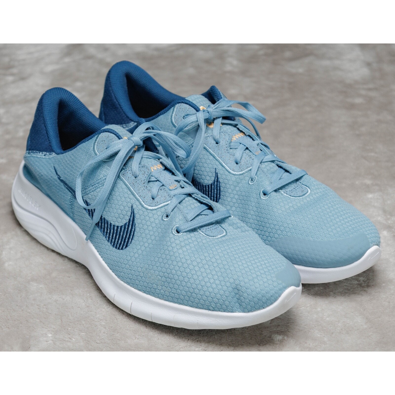 Nike Flex Experience Run 11 Cerulean Blue Running Shoes Mens Size 15 DD9284-401