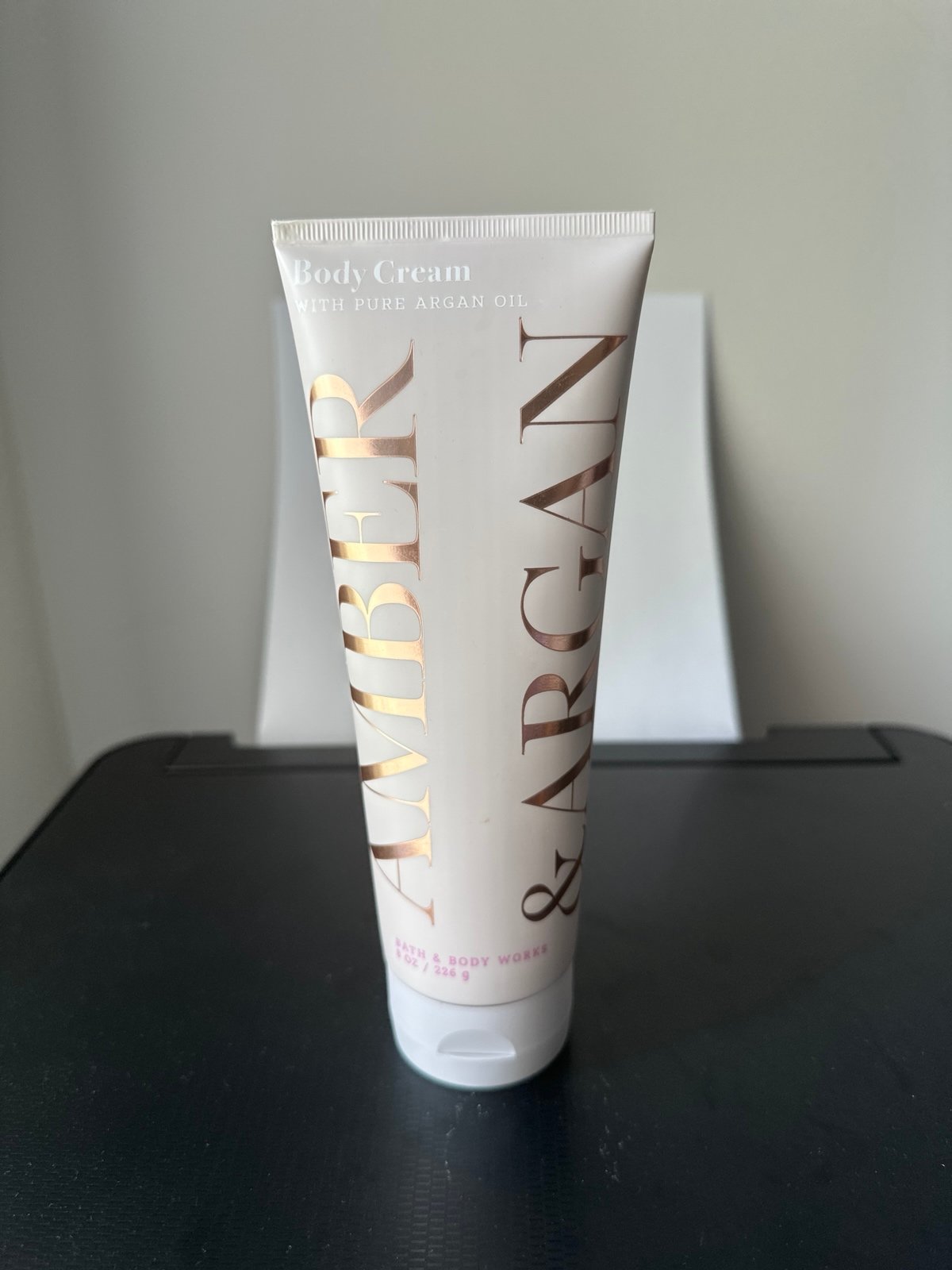 Bath & Body Works Amber & Argan Body Cream 8oz