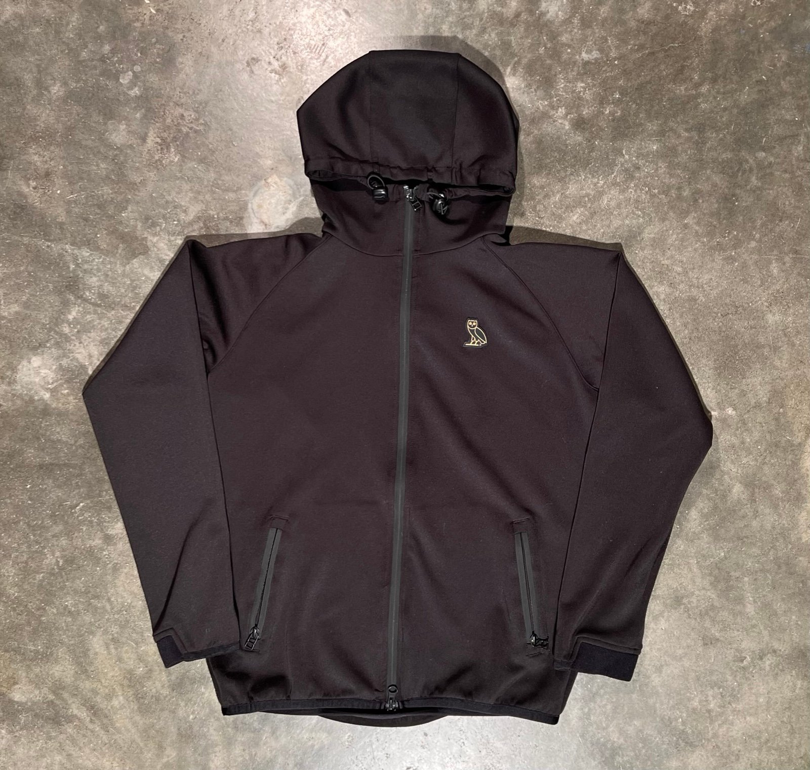 OVO Drake Owl Performance Zipper Hoodie Size Small