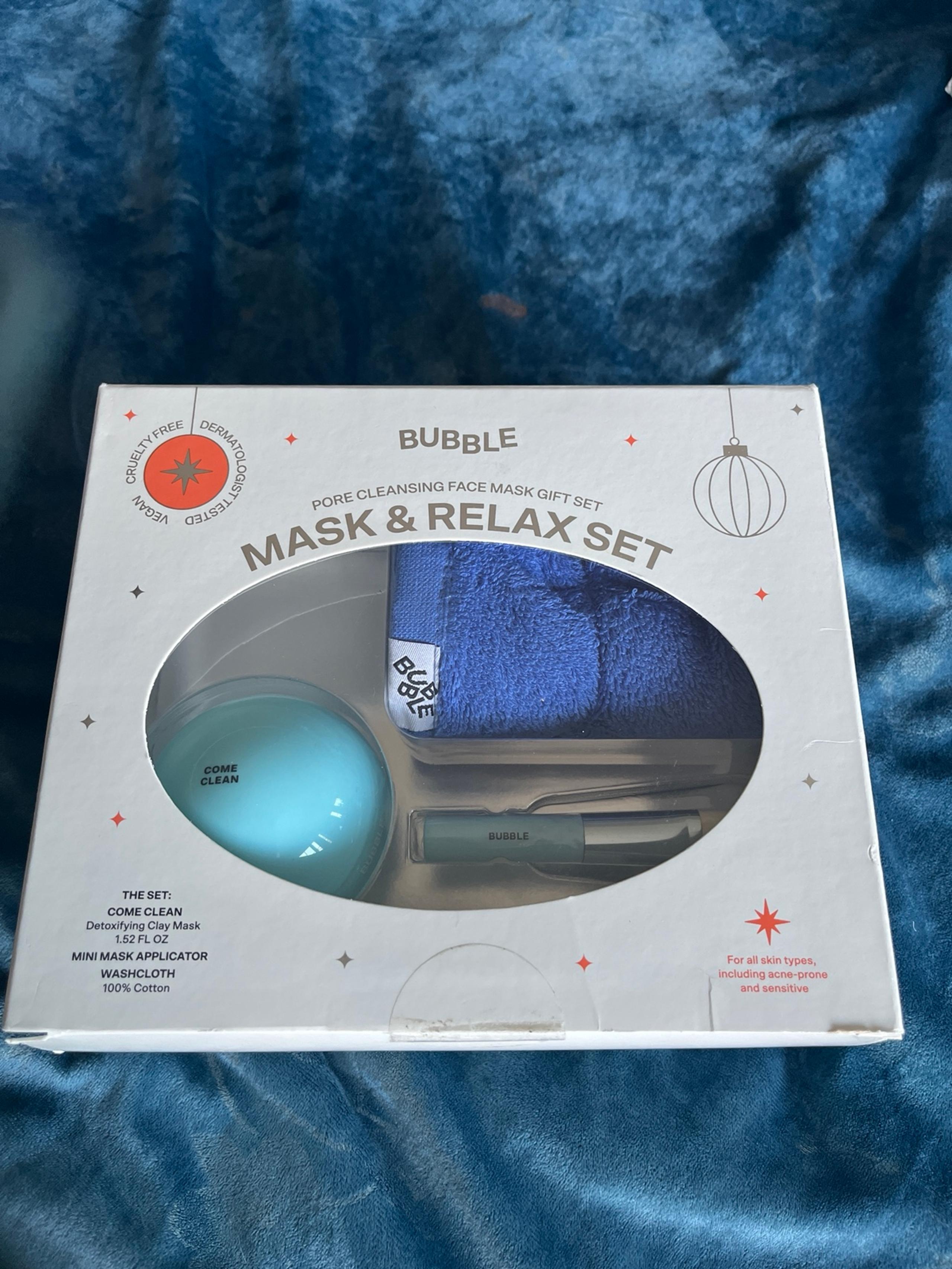 Bubble mask & relax set