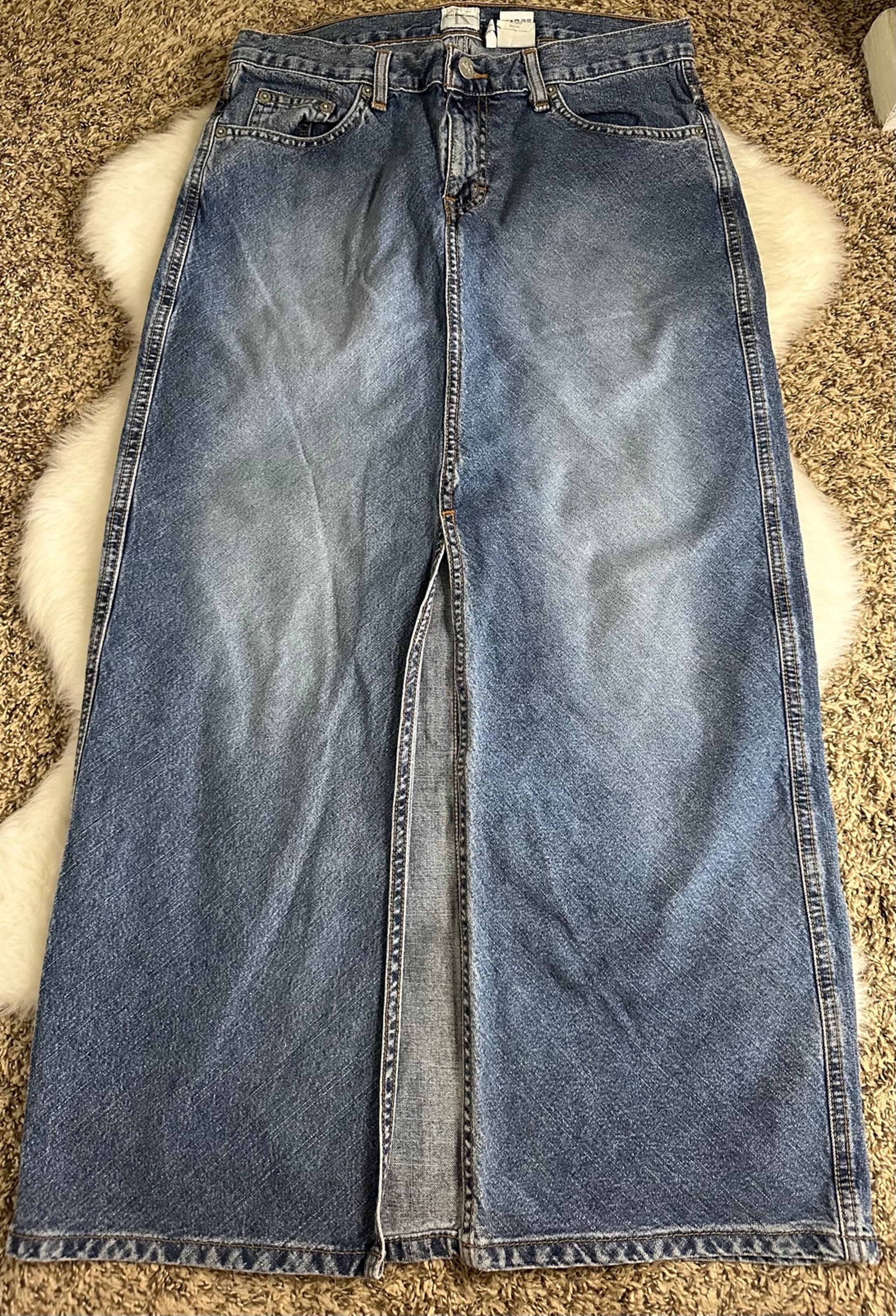 Calvin Klein Y2K Denim Maxi Skirt