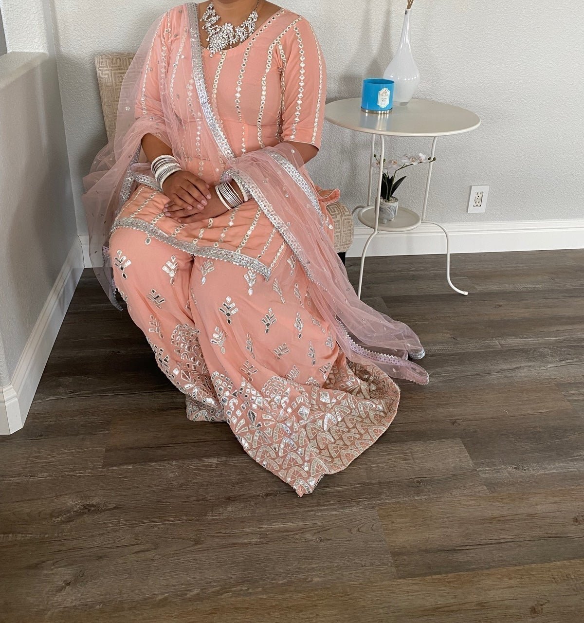 Indian/Punjabi Pink Sharara Suit