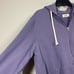 Pact Womens Large Full Zip Hoodie Purple Organic Cotton Pockets Long Sleeves