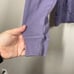 Pact Womens Large Full Zip Hoodie Purple Organic Cotton Pockets Long Sleeves