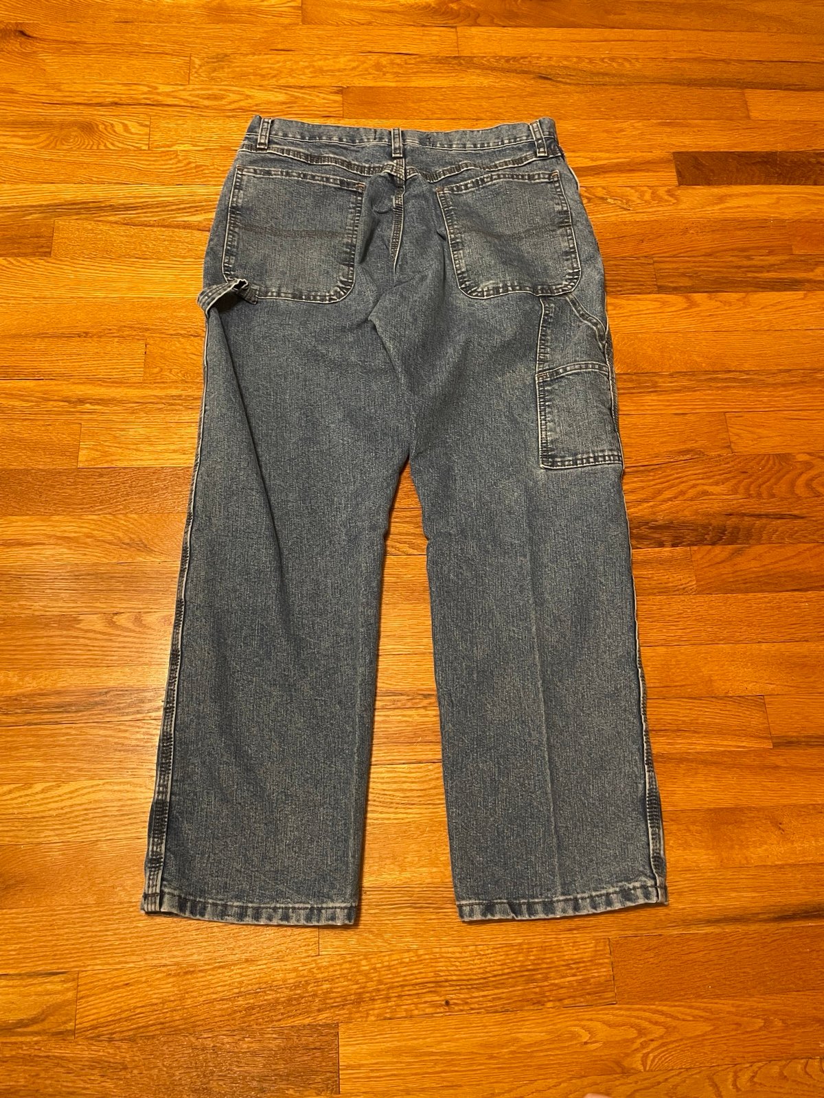 Y2K baggy carpenter pants jeans denim size 33x30 Wrangler hypebeast streetwear j
