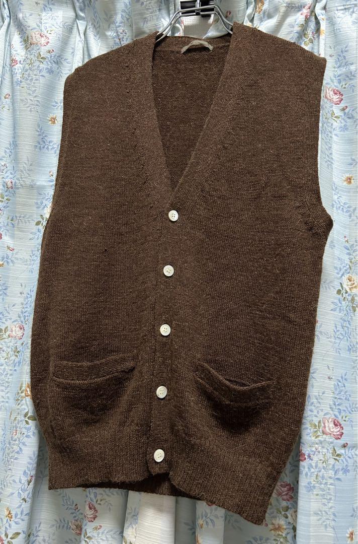 Yohji Yamamoto 80's Alpaca Deep Brown Vest