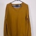 Scotch & Soda Golden Yellow Lambswool V Neck Pullover Sweater