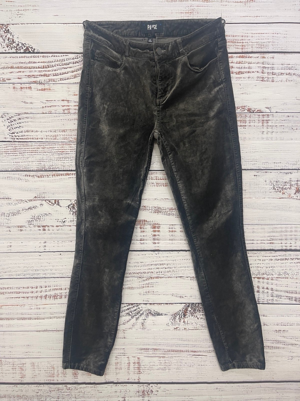 Paige jeans size 29 Verdugo Ankle Black Velvet