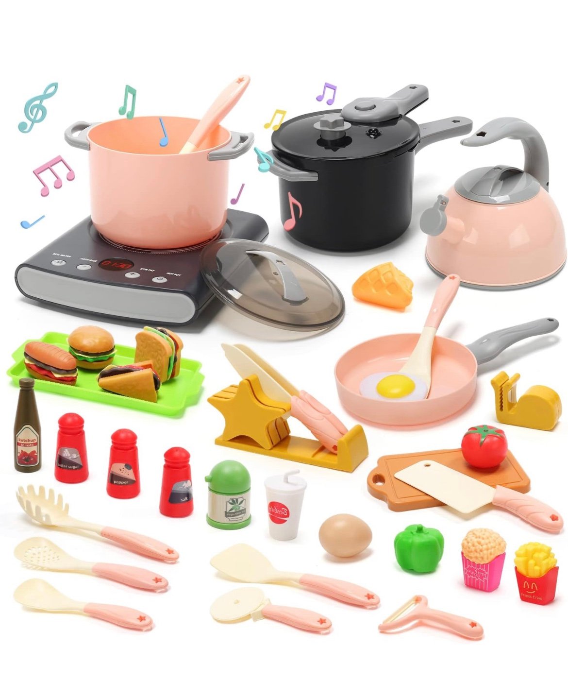 Kids cooking play set