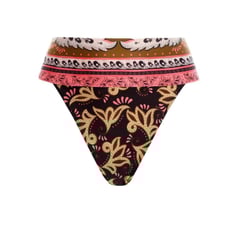 Agua Bendita Lilith Antique High Waisted Bikini Bottoms Size XL NWT