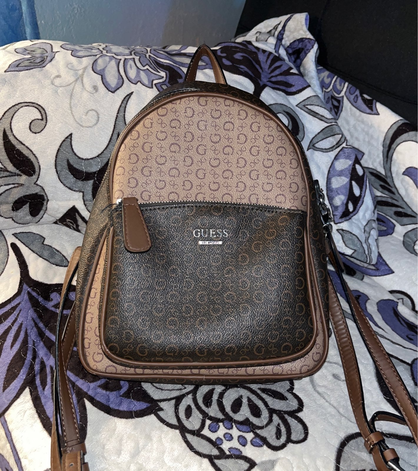 GUESS Brown Backpacks | Mercari