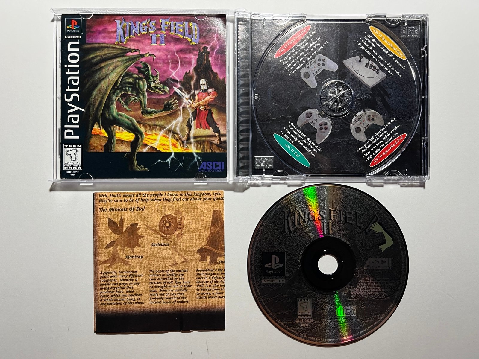 King's Field II (PlayStation 1 PS1)Works Complete CIB Good Shape!