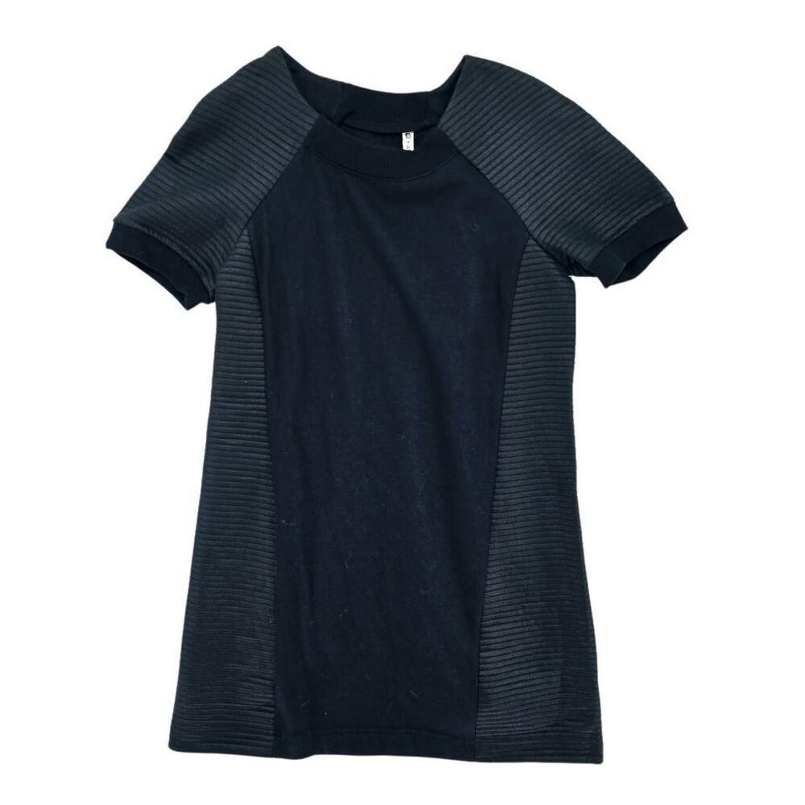 Fabletics Brenna Coated Black Athletic Dress M New