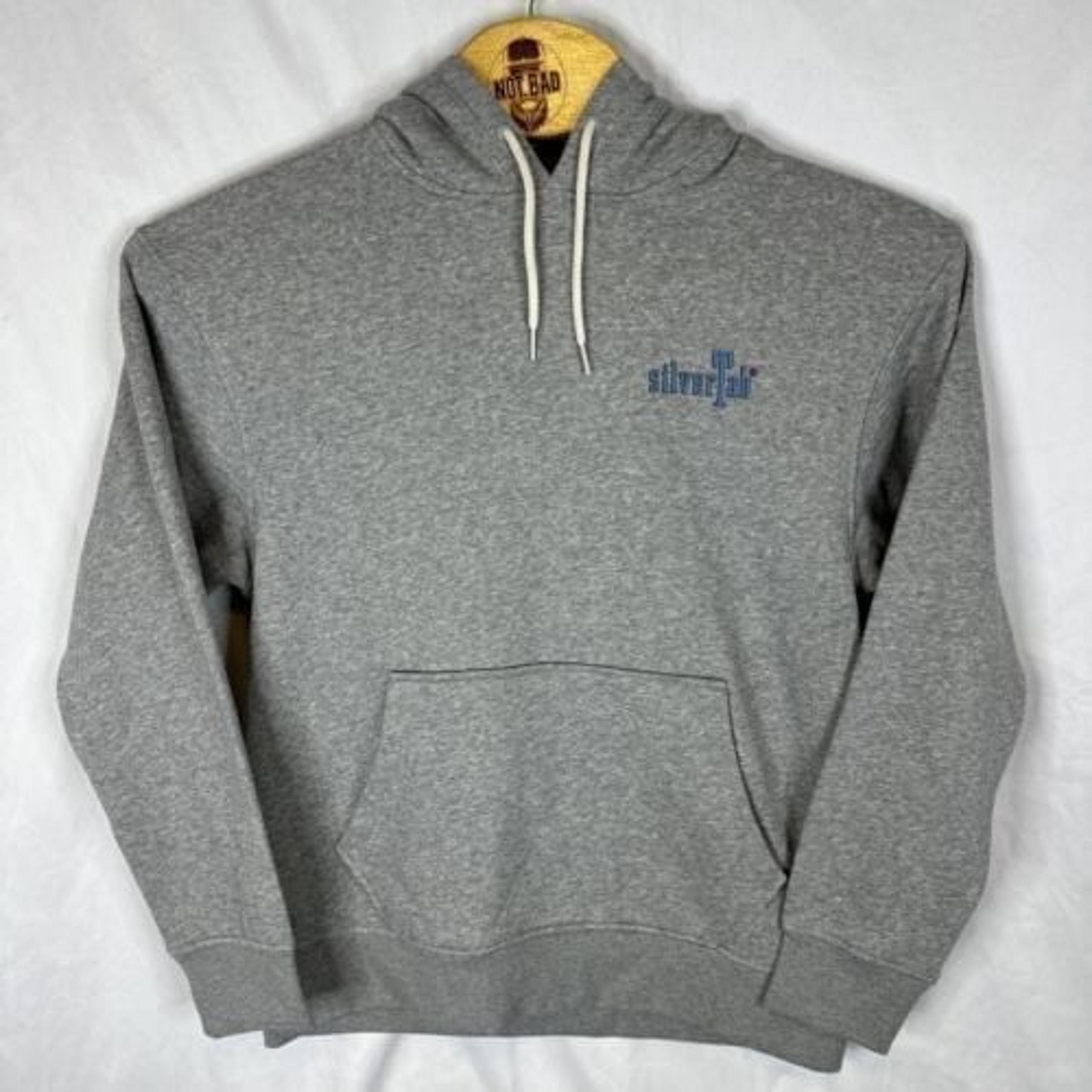 Levis Silvertab Mens M Hoodie Sweatshirt Graphic Gray Pullover Baggy Relaxed - Levi's