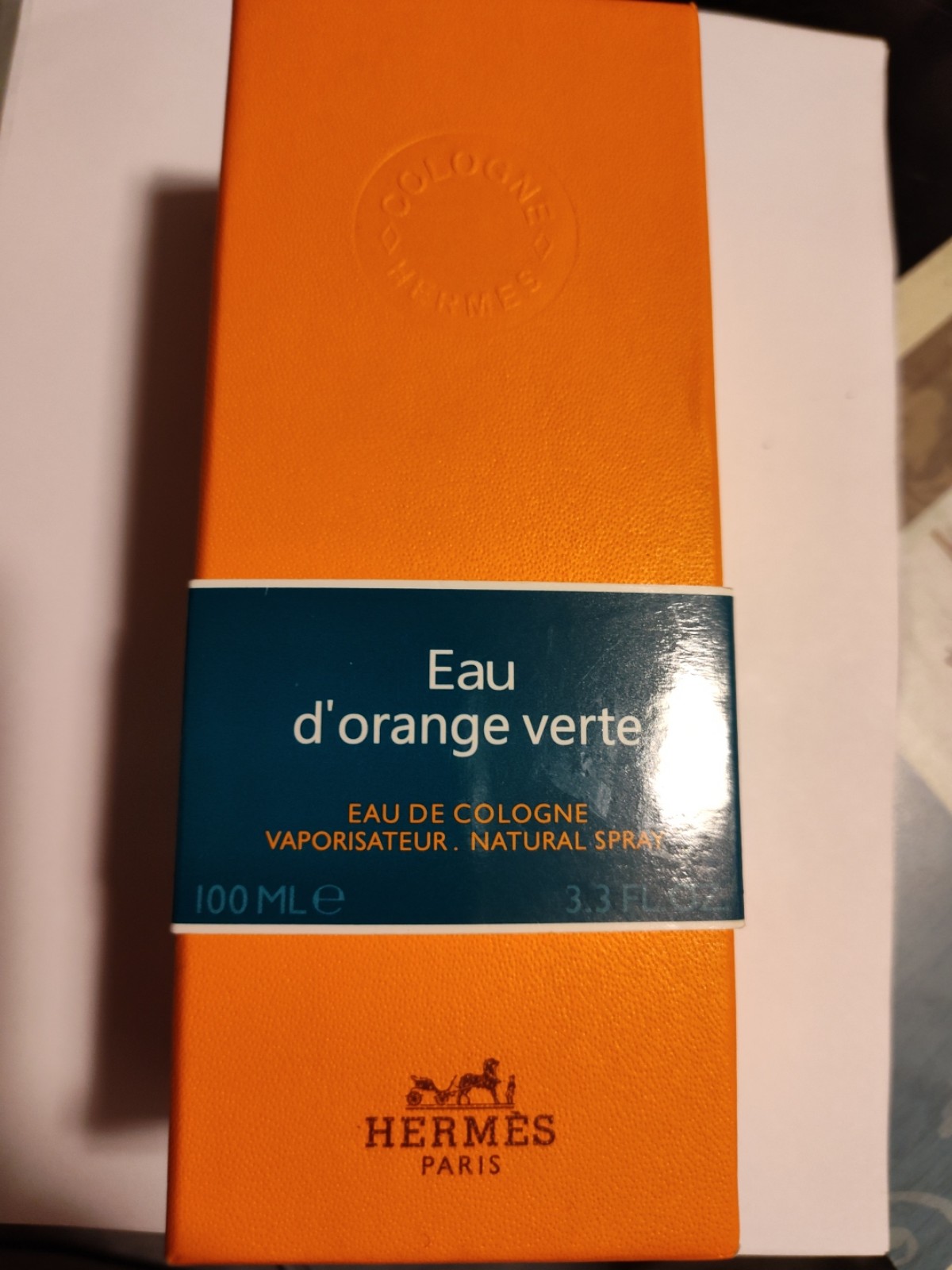 Eau d'Orange Verte by Hermes - 3.3 oz EDC Spray Brand New.