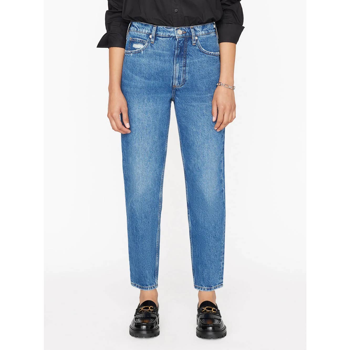 FRAME Le High N Tight Tapered Denim Jeans Stearnlee Size 30 NWT