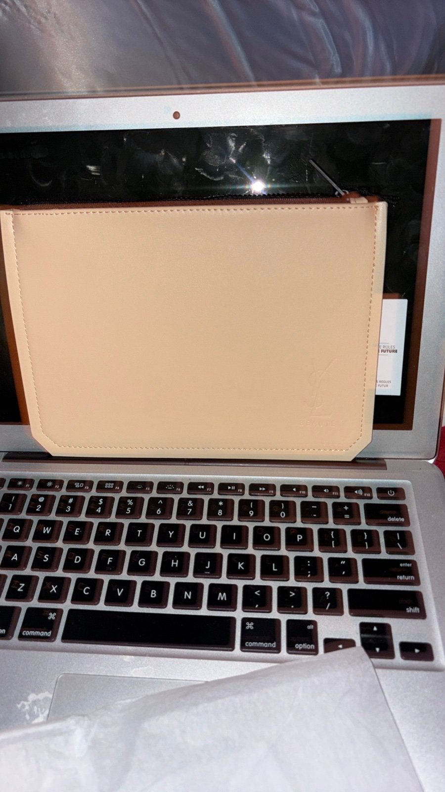 BRAND NWT YSL COSMETIC BEAUTY POUCH