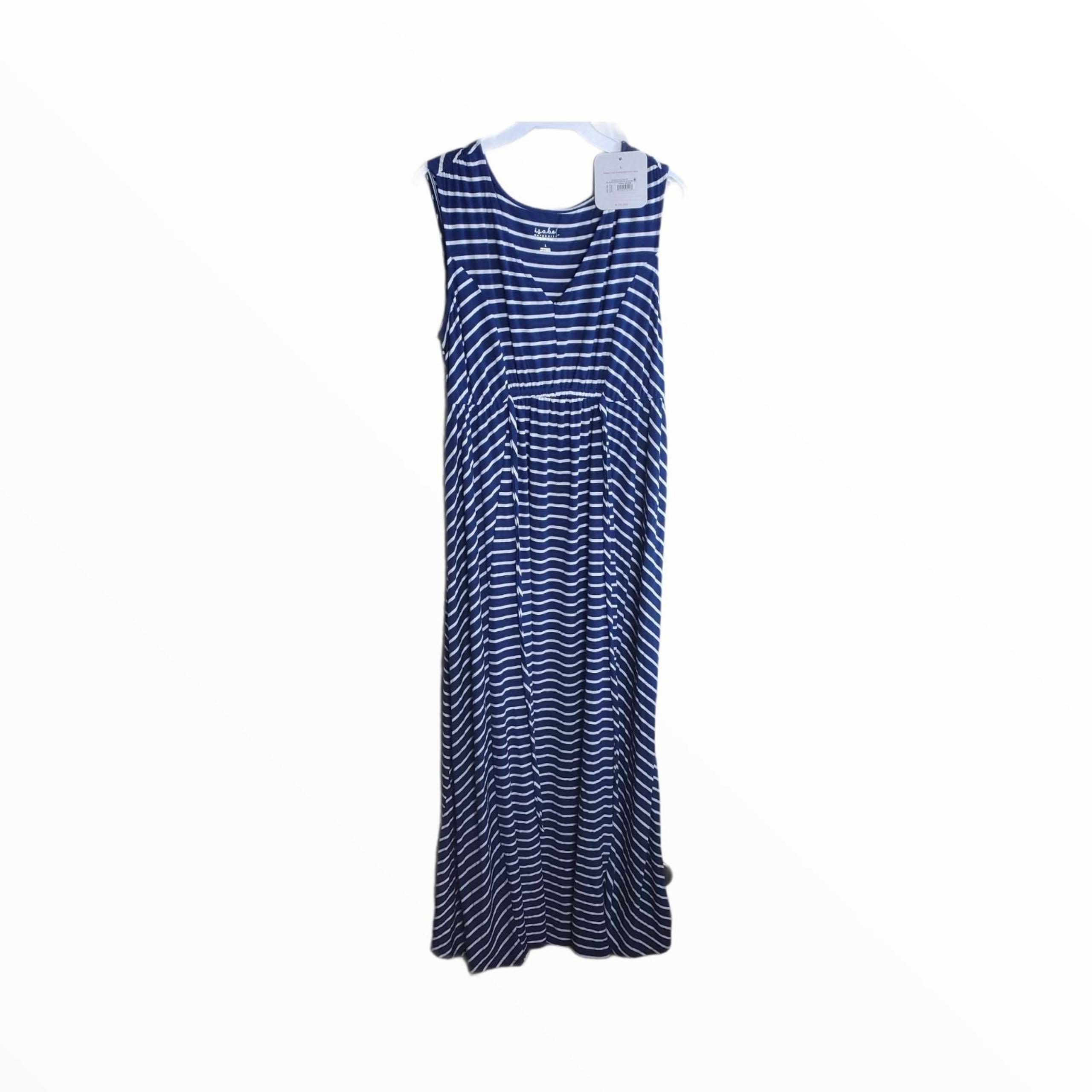 Maternity Striped Tank Dress - Isabe