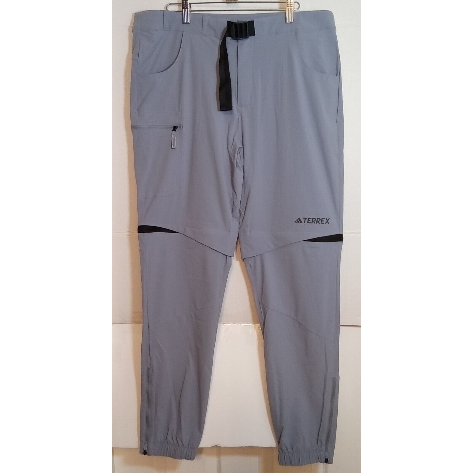 Adidas Terrex Senderismo Utiltas Hiking Zip-Off Pants Gray Men's Large